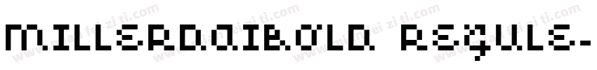 MILLERDAIBOLD REGULE字体转换